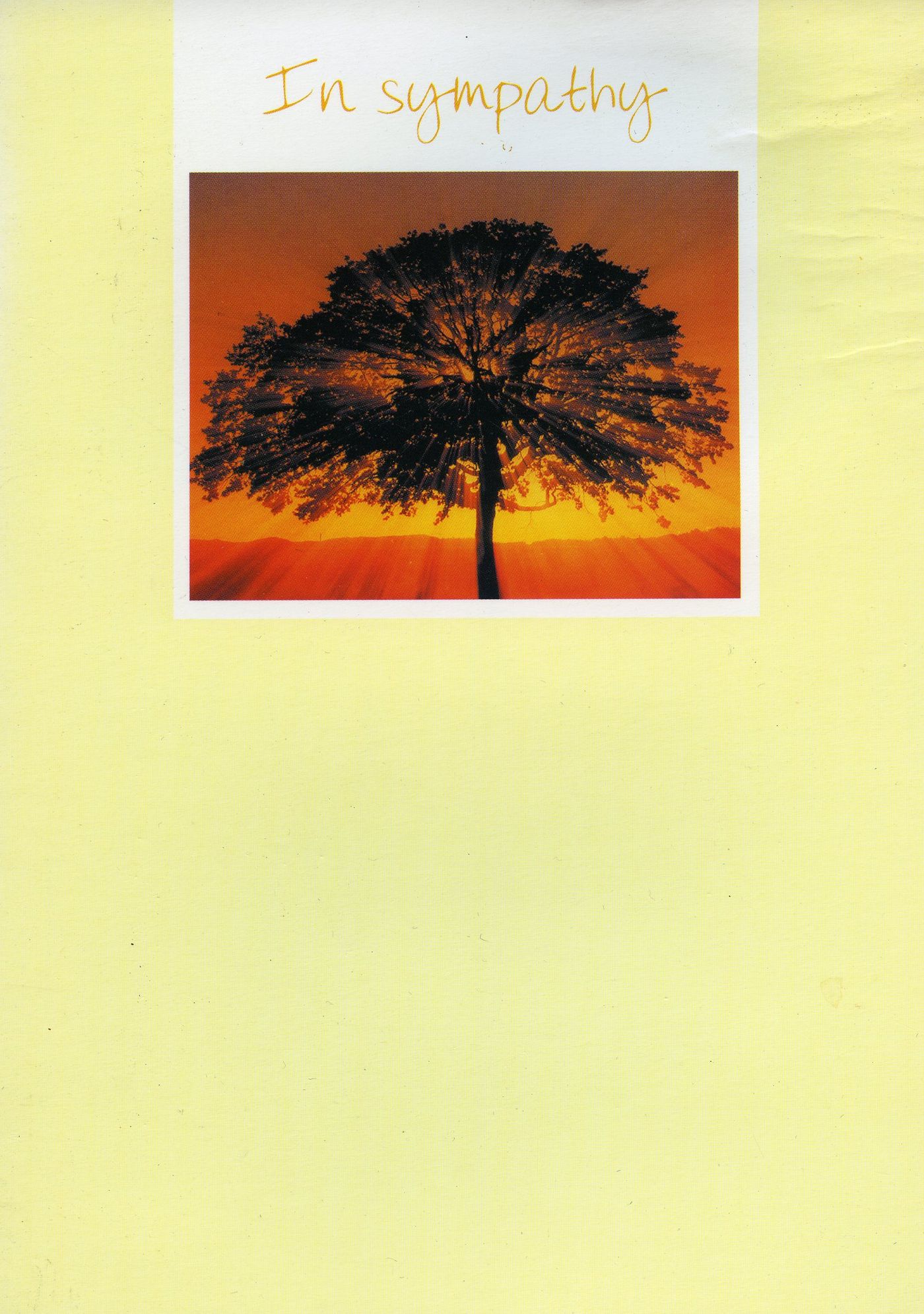 Front of the card from The Poskitts