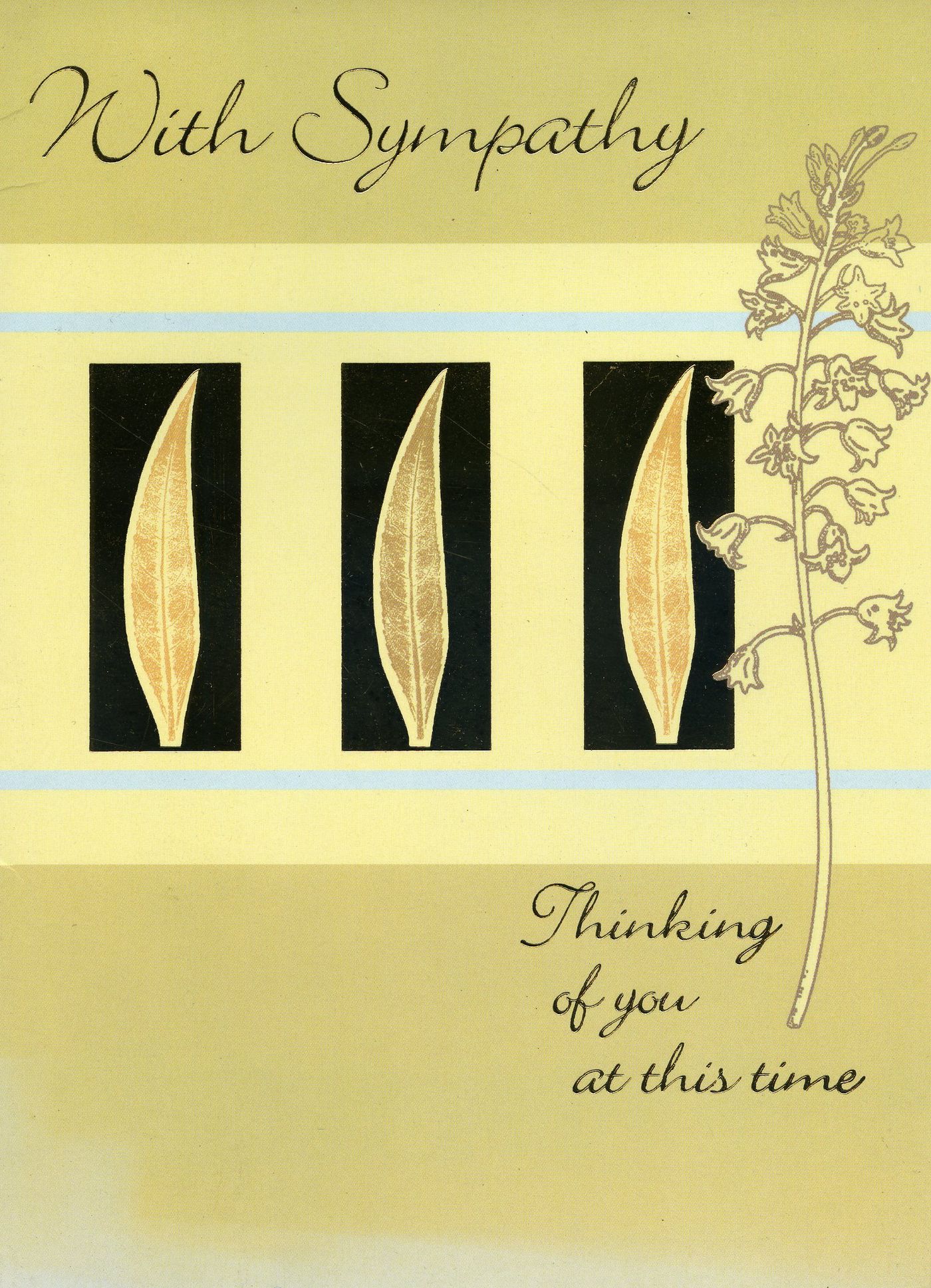 Front of the card from Judith Knowles