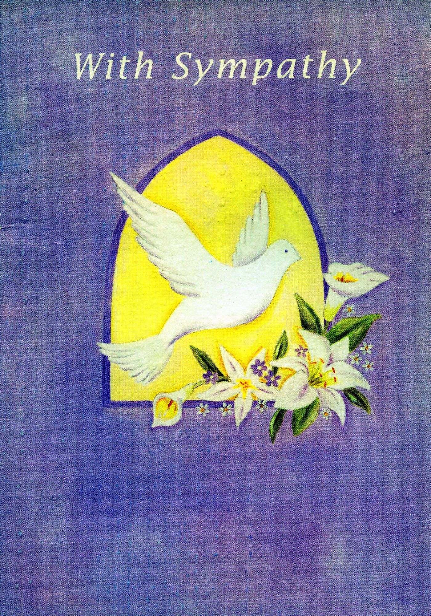 Front of the card from Doris and Cyril