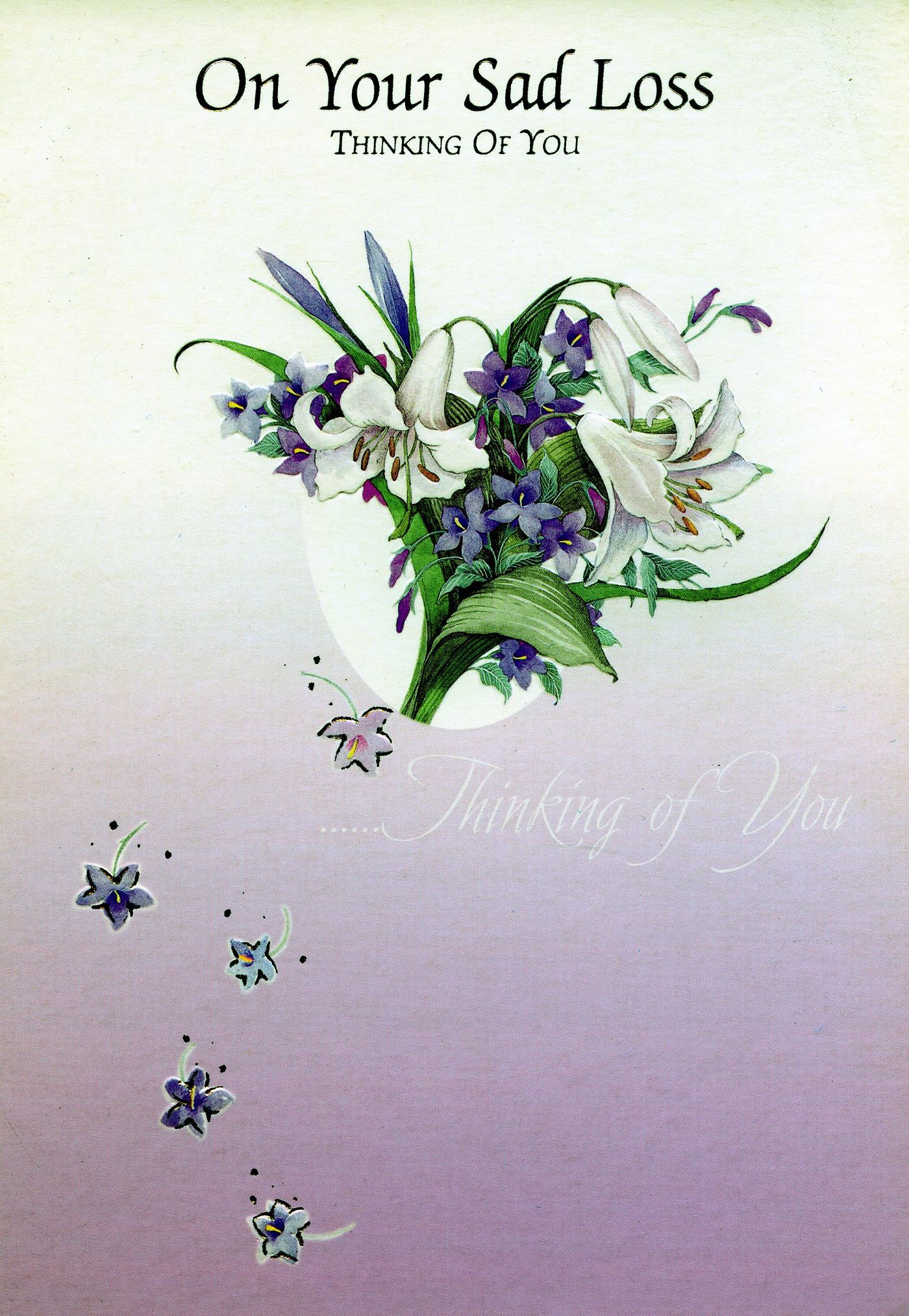 Front of the card from Brian and Margaret