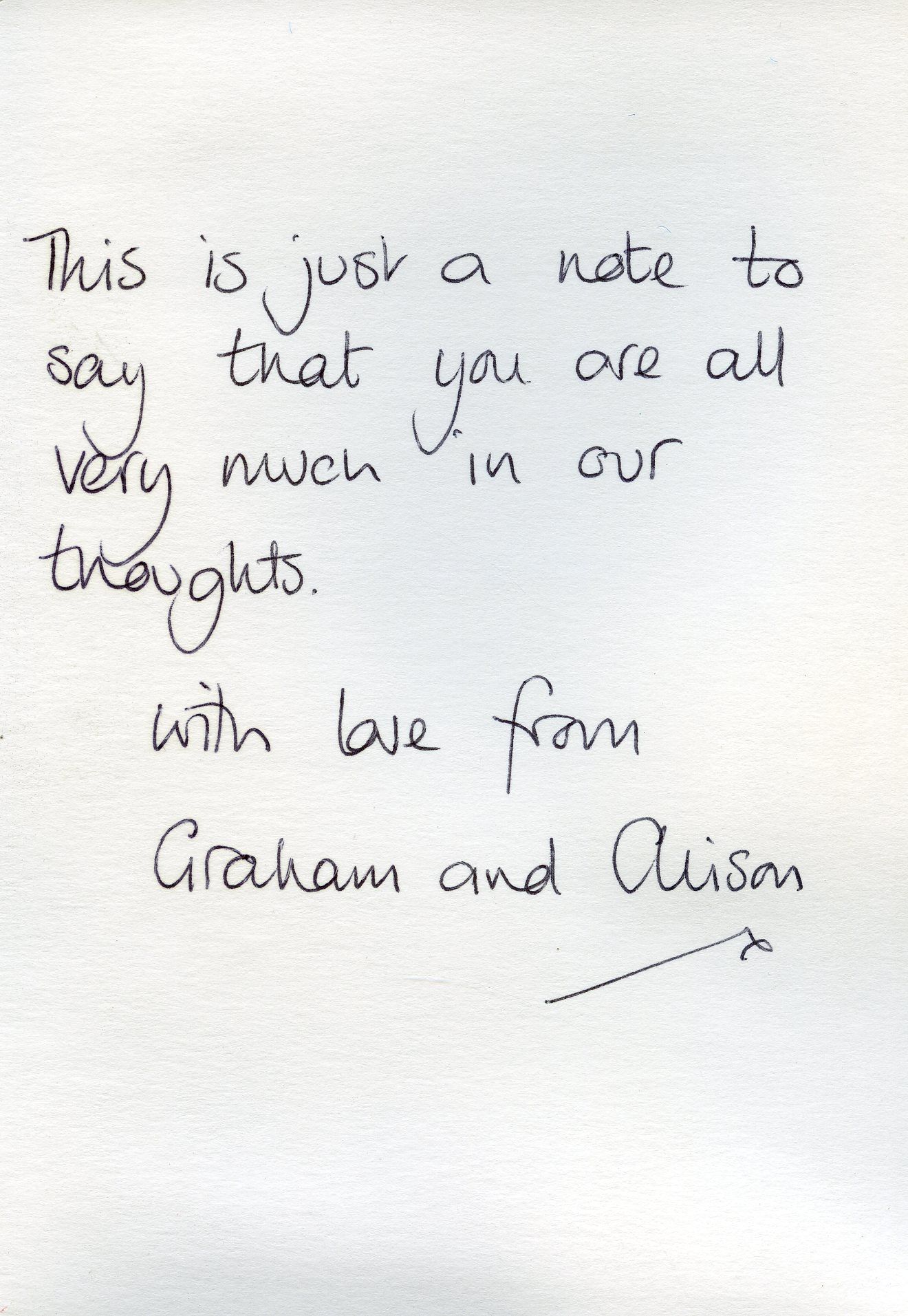 Inside of the card