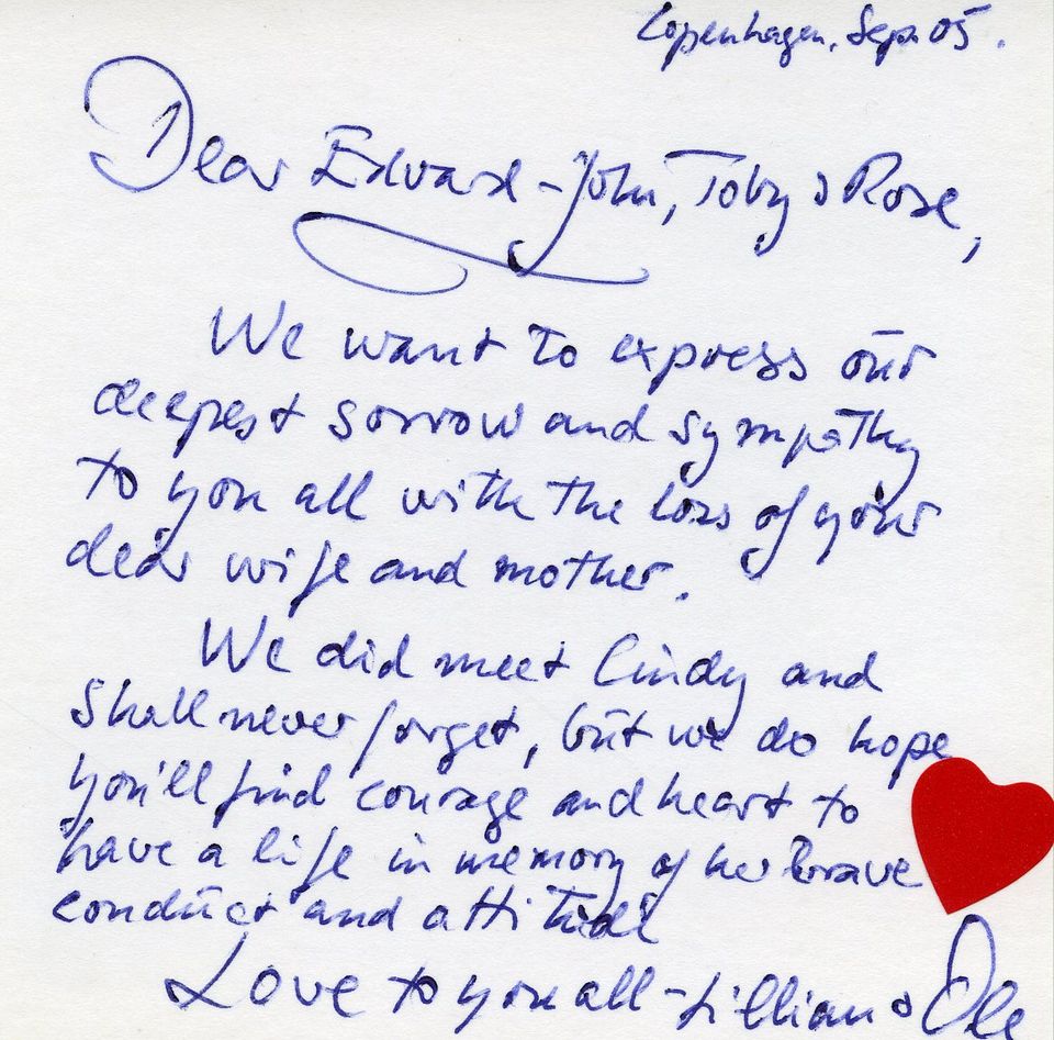 Inside of the card