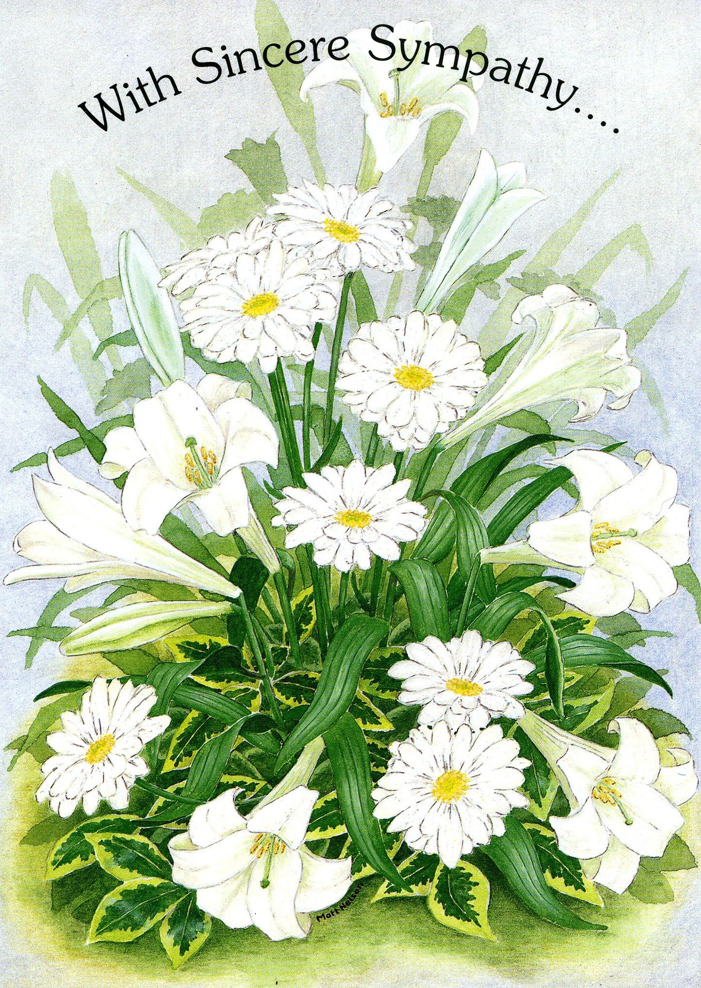 Front of the card from David Andrew