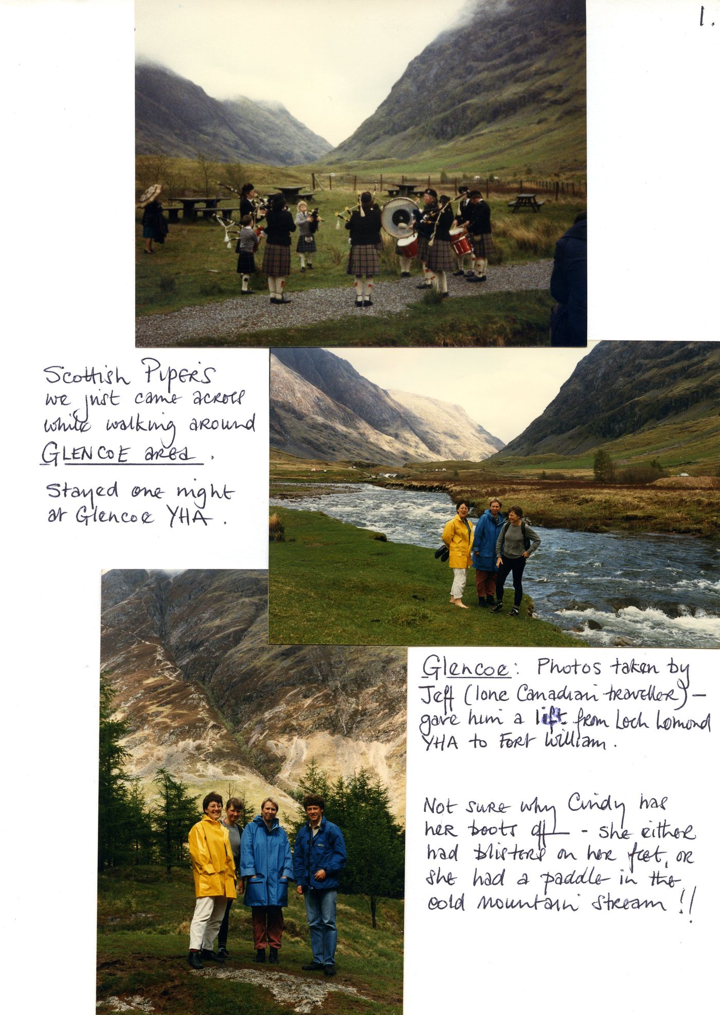 Page 4 of the memories from Rae