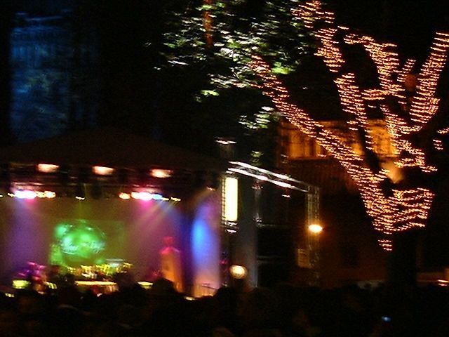 York Christmas Lights Turned On