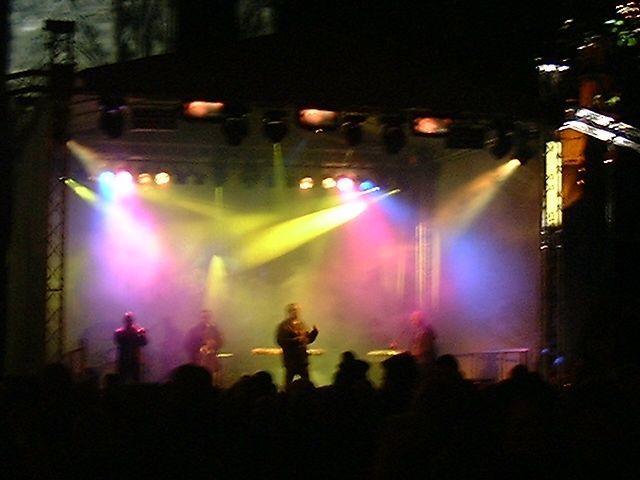 York Christmas Lights Turned On