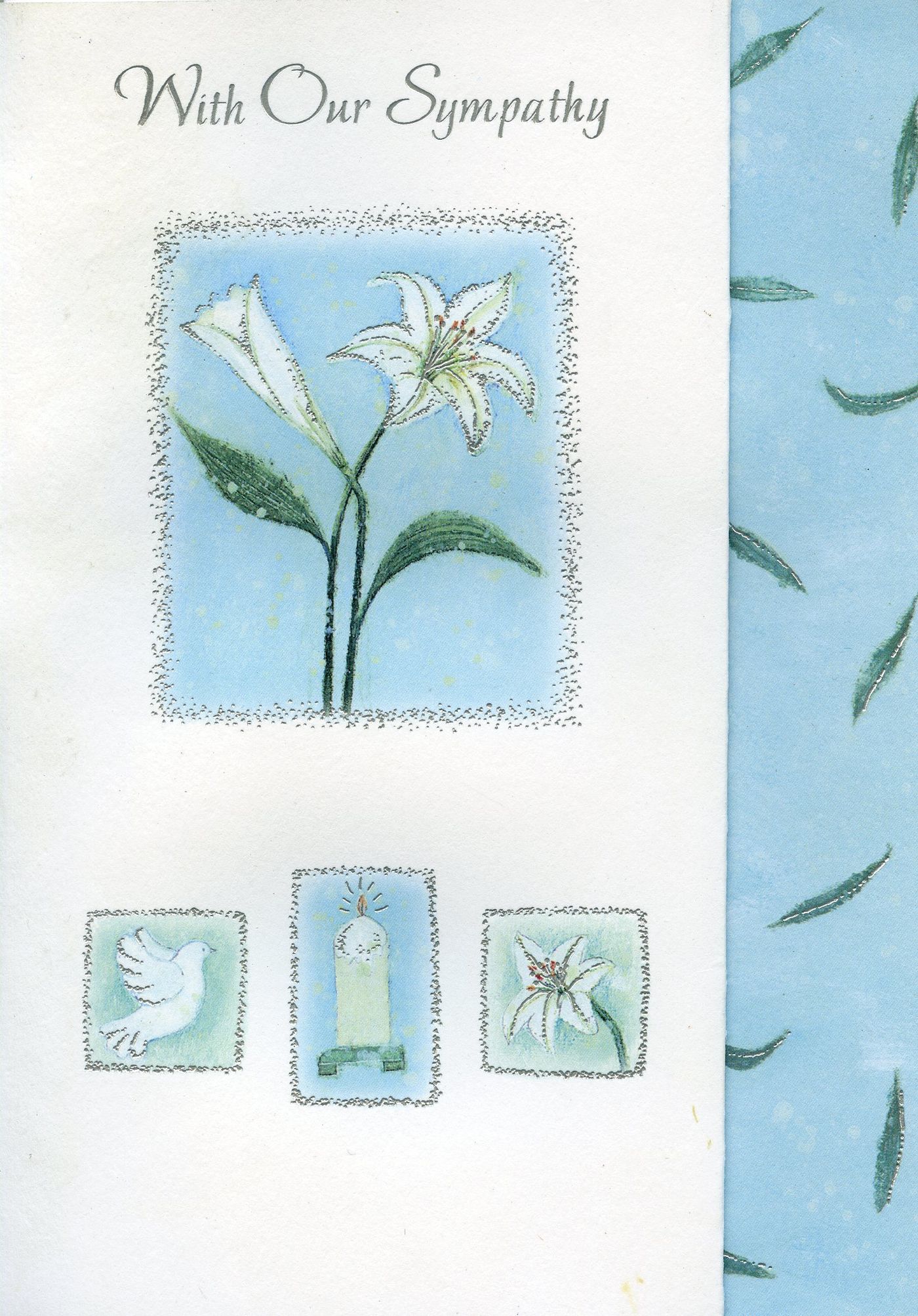 Front of the card from Abbey Grange