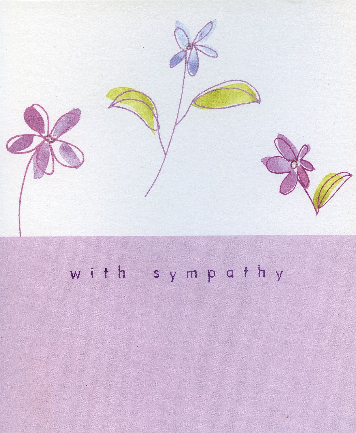 Front of the card from Kate and Nick