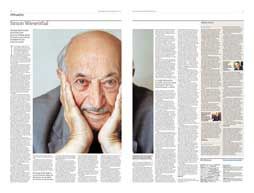 Guardian page with the announcement of Cindy's death