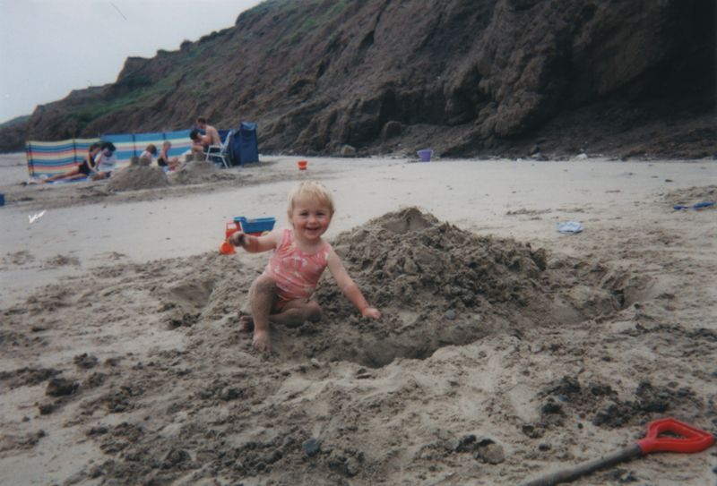 Rose on Hunmanby Gap beach